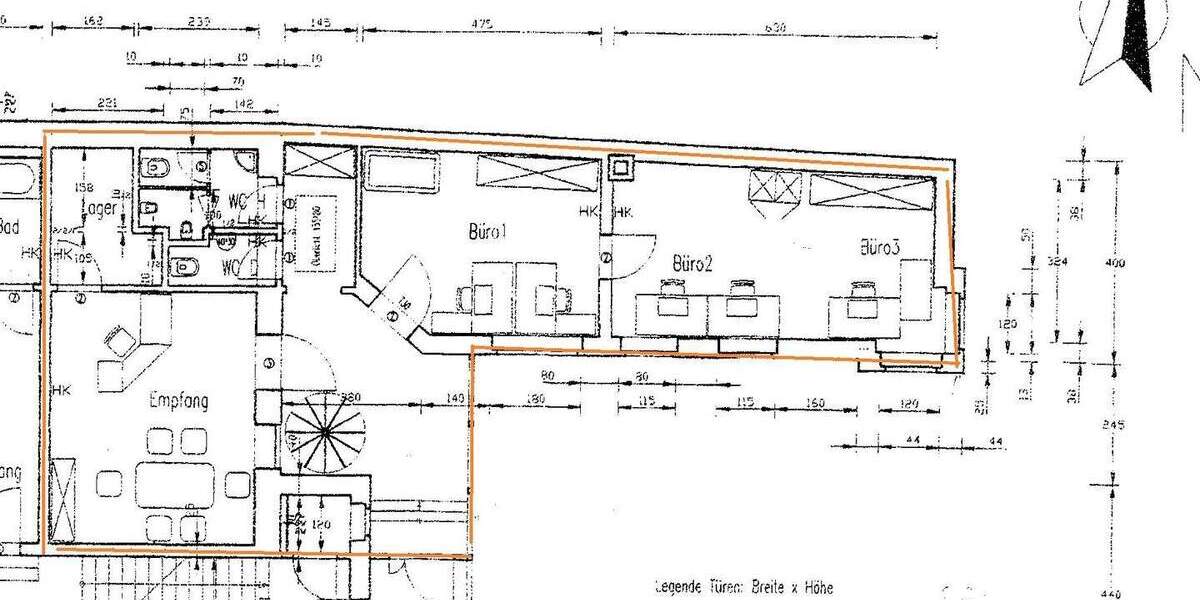 Gewerbeobjekt Merseburg - 3 Zimmer, 78 m&sup2;, 400&euro; | Angebot:25730007