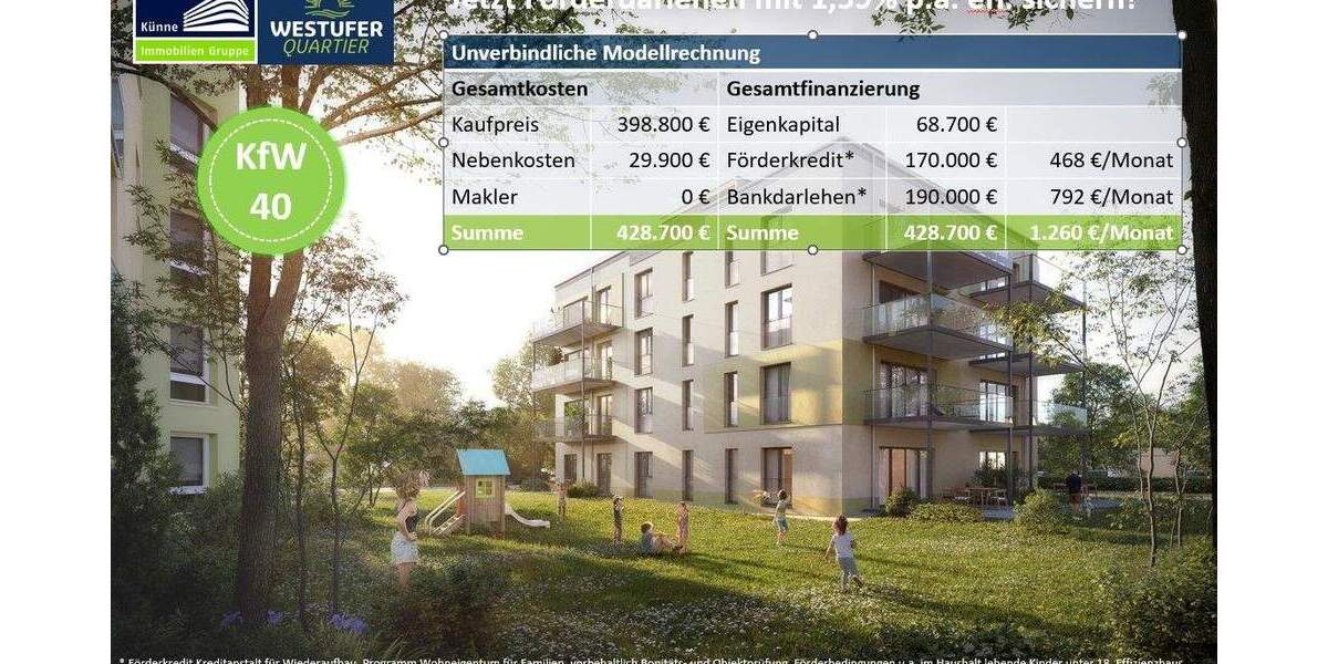 Etagenwohnung Markranstädt - 4 Zimmer, 89 m&sup2;, 410.600&euro; | Angebot:25999143