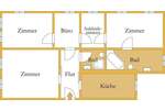 Etagenwohnung Köthen (Anhalt) Köthen - 3 Zimmer, 92 m&sup2;, 515&euro; | Angebot:26796216