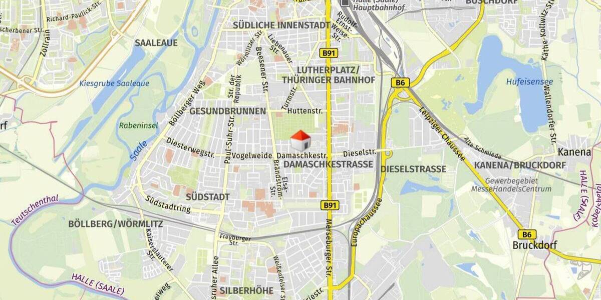 Doppelhaushälfte Halle Damaschkestraße - 7 Zimmer, 150 m&sup2;, 649.000&euro; | Angebot:26641642