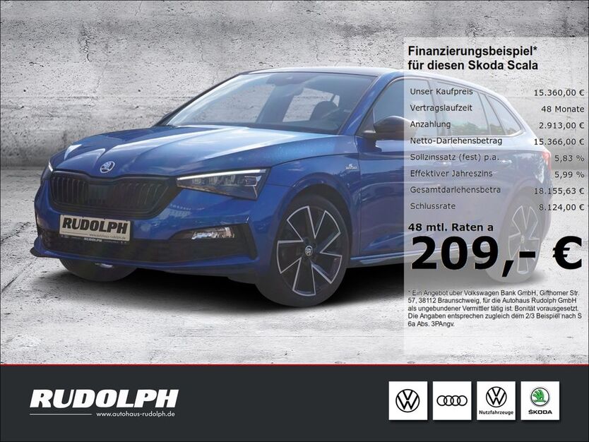 Skoda Scala 114.200 km 15.360 € Merseburg 06217
