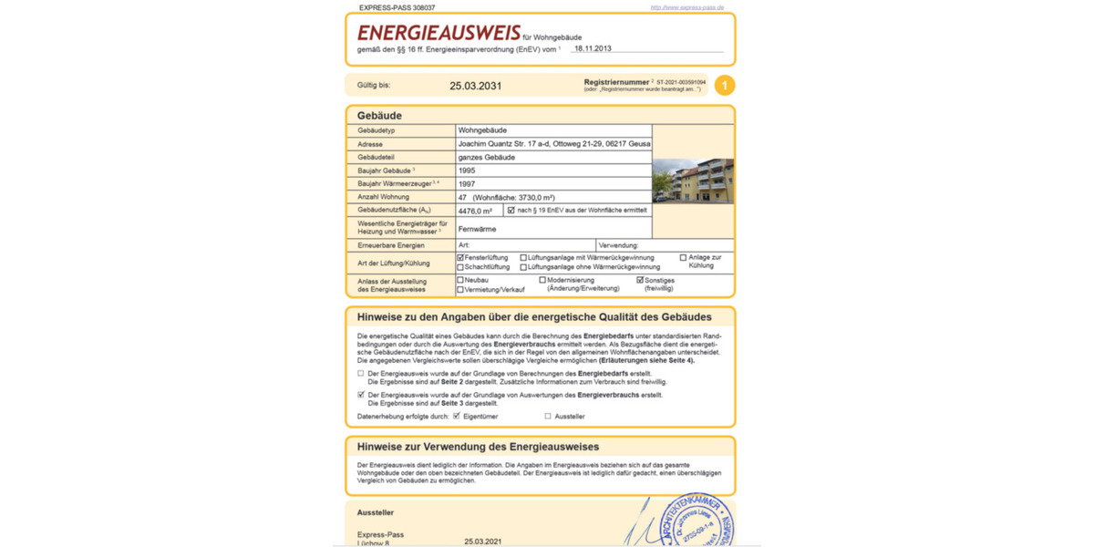 Dachgeschoßwohnung Merseburg - 2 Zimmer, 64 m&sup2;, 444&euro; | Angebot:25721885