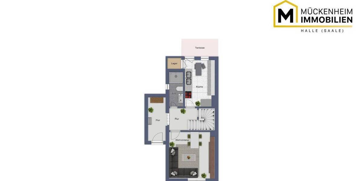 Doppelhaushälfte Halle (Saale) Büschdorf - 5 Zimmer, 133 m&sup2;, 385.000&euro; | Angebot:26202027