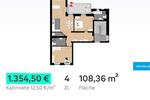 Etagenwohnung Halle (Saale) Büschdorf - 4 Zimmer, 108 m&sup2;, 1.625&euro; | Angebot:25171479