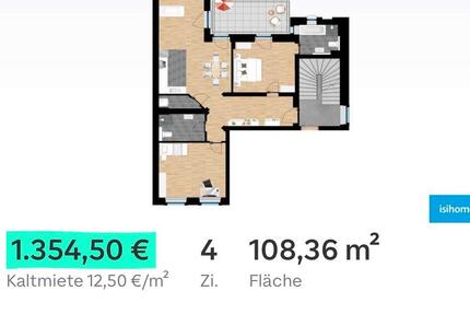 Wohnung Halle (Saale) Büschdorf - 4 Zimmer, 108 m&sup2;, 1.625&euro; | Angebot:25171479