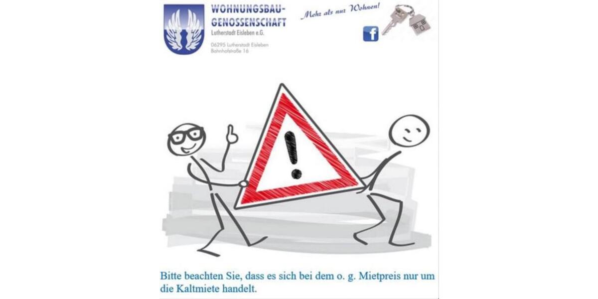 Etagenwohnung Eisleben (Lutherstadt) - 3 Zimmer, 62 m&sup2;, 371&euro; | Angebot:25073325