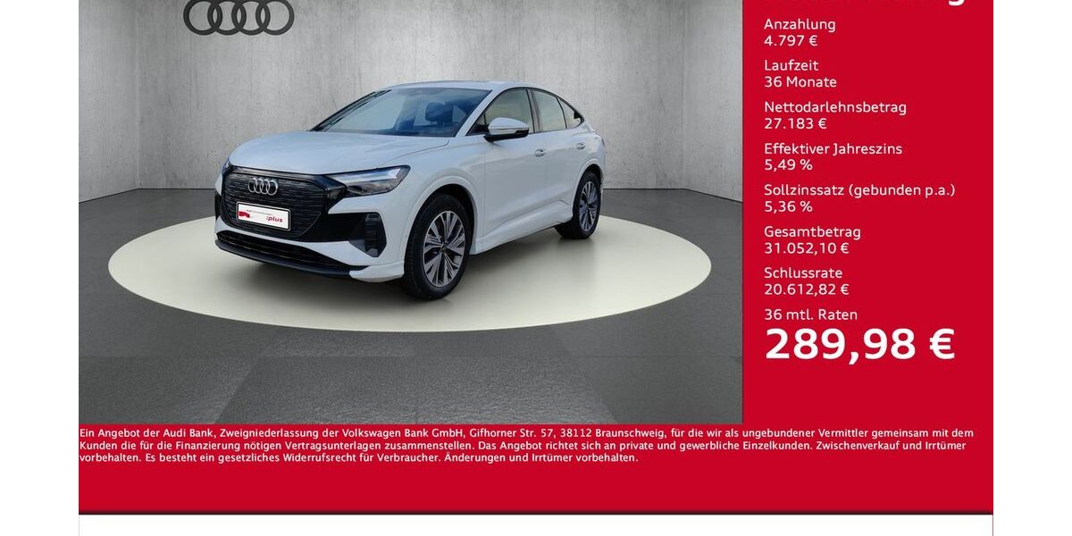 Audi Q4 e-tron 45.200 km 31.980 &euro; Halle 06122