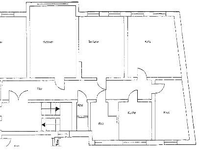 Etagenwohnung Halle (Saale) Büschdorf - 4 Zimmer, 115 m&sup2;, 805&euro; | Angebot:24350261