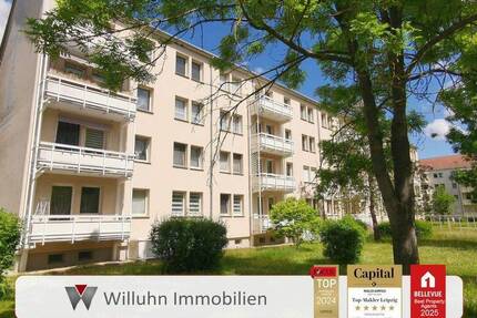 Bezugsfreie 3-Raum-Wohnung mit Balkon und EBK in ruhiger Lage - Toppreis