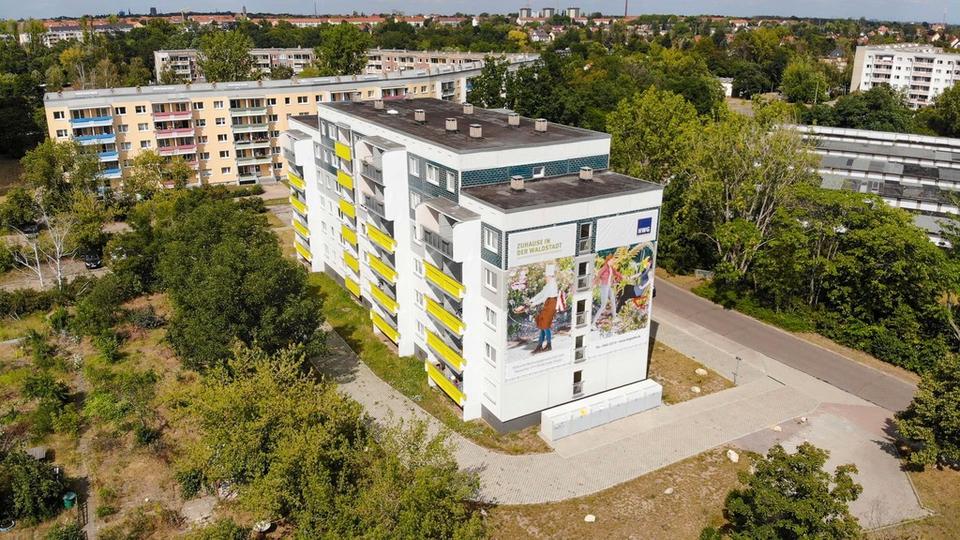 Etagenwohnung Halle (Saale) Silberhöhe - 1 Zimmer, 34 m&sup2;, 244&euro; | Angebot:26167925