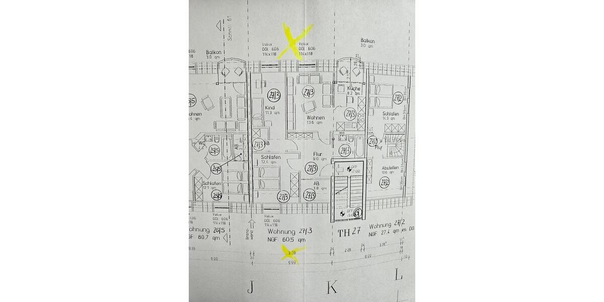 Dachgeschoßwohnung Bad Dürrenberg - 2 Zimmer, 61 m&sup2;, 115.000&euro; | Angebot:25539480