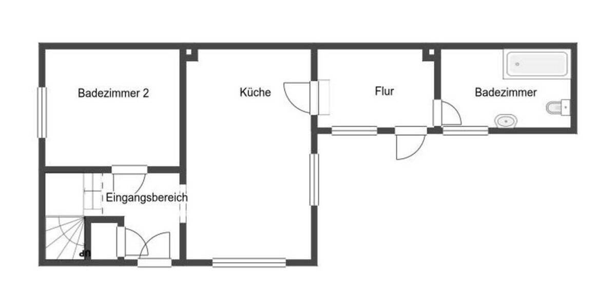 Doppelhaushälfte Bitterfeld-Wolfen Wolfen - 4 Zimmer, 100 m&sup2;, 79.000&euro; | Angebot:26106681