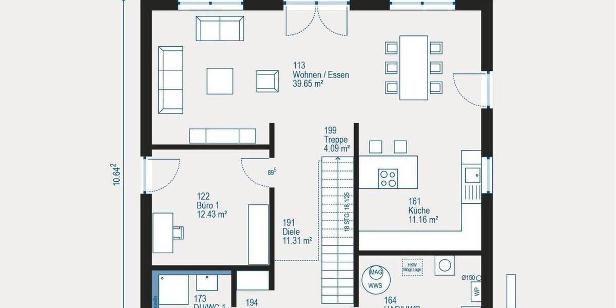 Einfamilienhaus Schkeuditz Dölzig - 5 Zimmer, 181 m&sup2;, 552.000&euro; | Angebot:26595907