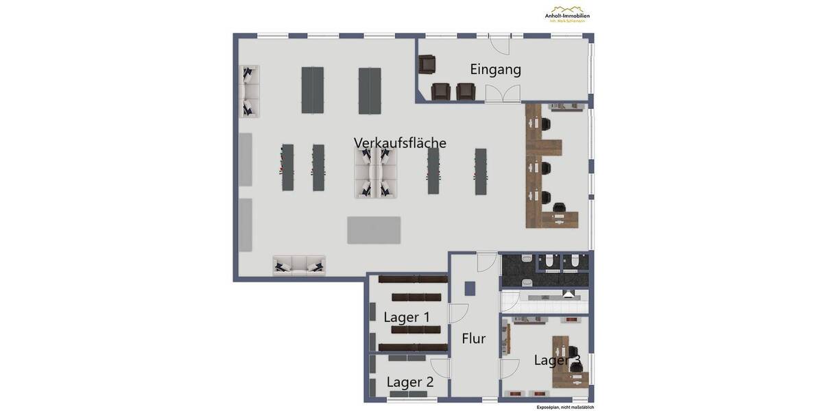 Gewerbeobjekt Wolfen Wolfen-Nord - 956&euro; | Angebot:25748400