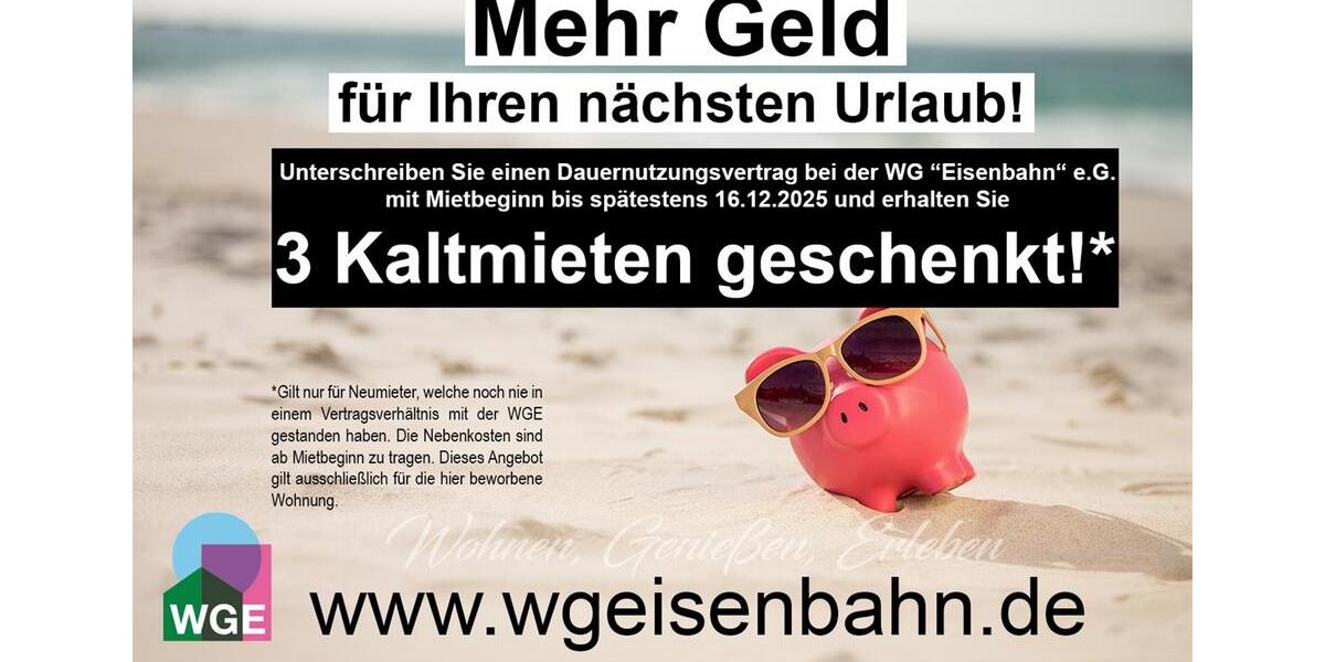 Platz zum kreativ werden! 3 zimmer