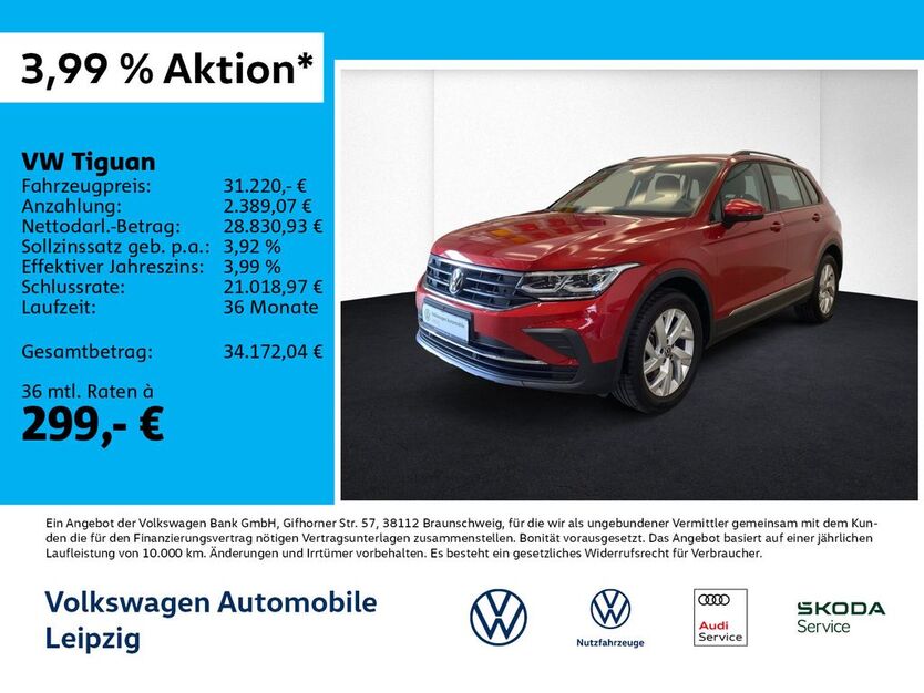 VW Tiguan 50.515 km 30.920 € Leipzig 04178