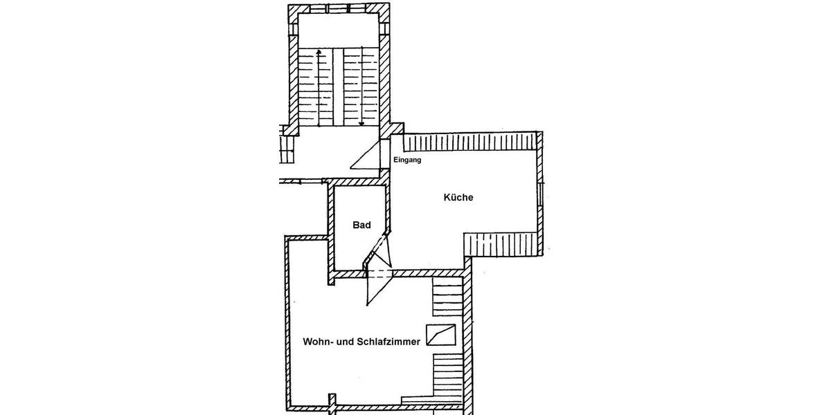 Etagenwohnung Halle (Saale) Nietleben - 2 Zimmer, 51 m&sup2;, 460&euro; | Angebot:26477934