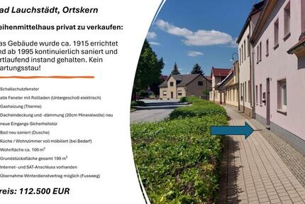 Haus Bad Lauchstädt - 5 Zimmer, 100 m&sup2;, 112.500&euro; | Angebot:24361277