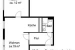 Etagenwohnung Halle (Saale) Innenstadt - 2 Zimmer, 47 m&sup2;, 356&euro; | Angebot:26834216