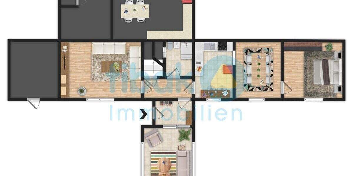 Bungalow Delitzsch - 3 Zimmer, 87 m&sup2;, 189.000&euro; | Angebot:25777209