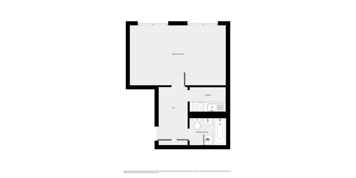 Etagenwohnung Halle (Saale) Halle-Neustadt - 1 Zimmer, 35 m&sup2;, 300&euro; | Angebot:26587423
