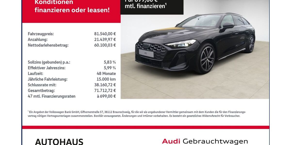 Audi A5 12.000 km 61.979 &euro; Bitterfeld-Wolfen 06749