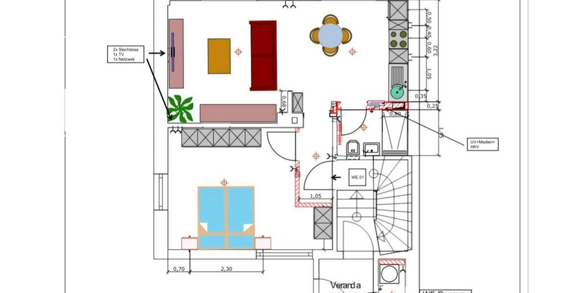Erdgeschoßwohnung Teutschenthal - 2 Zimmer, 50 m&sup2;, 645&euro; | Angebot:26624021