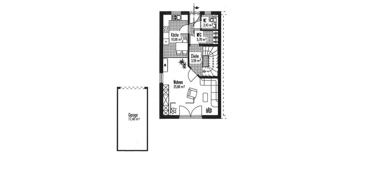 Doppelhaushälfte Halle (Saale) Westliche Neustadt - 4 Zimmer, 104 m&sup2;, 335.000&euro; | Angebot:26541825