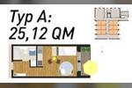 Etagenwohnung Halle (Saale) Damaschkestraße - 1 Zimmer, 25 m&sup2;, 252&euro; | Angebot:26561578