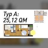 Wohnung Halle (Saale) Damaschkestraße - 1 Zimmer, 25 m&sup2;, 252&euro; | Angebot:26561578