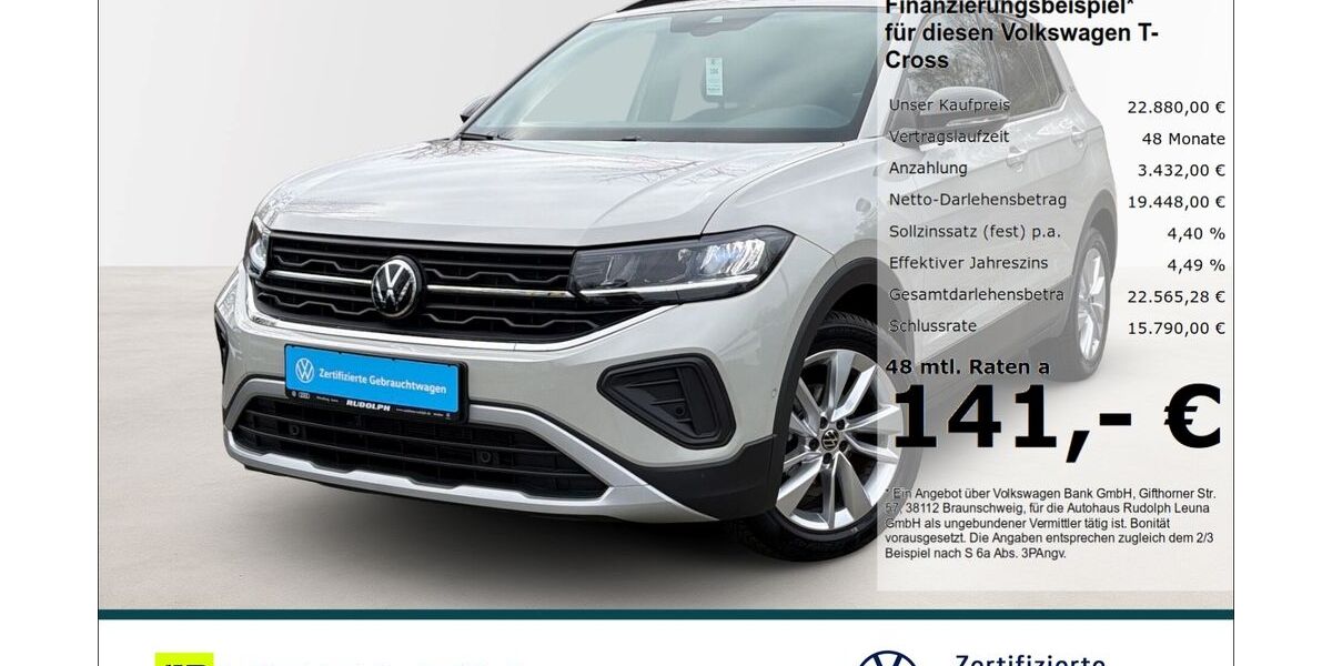 VW T-Cross 8.300 km 21.970 &euro; Leuna 06237