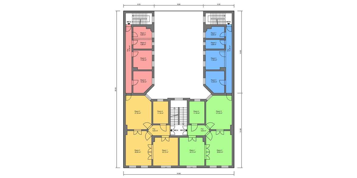 Mehrfamilienhaus, Wohnhaus Halle (Saale)-Südliche Innenstadt Innenstadt - 7 Zimmer, 1.100.000&euro; | Angebot:25374681