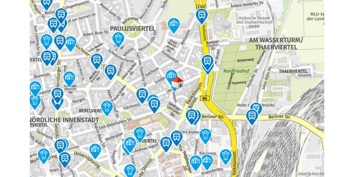 Etagenwohnung Halle (Saale) / Nord Paulusviertel - 5 Zimmer, 150 m&sup2;, 590.000&euro; | Angebot:25983132