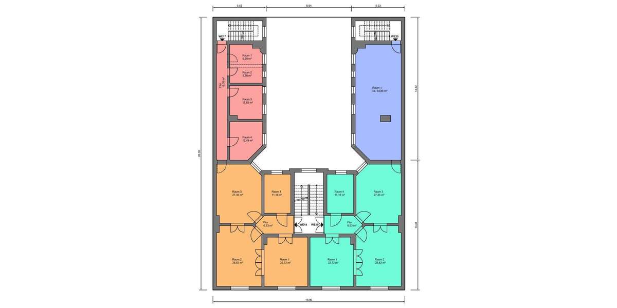 Mehrfamilienhaus, Wohnhaus Halle (Saale)-Südliche Innenstadt Innenstadt - 7 Zimmer, 1.100.000&euro; | Angebot:25374681
