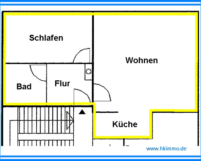 2-Raumwohnung in ruhiger Lage von Köthen ! - Etagenwohnung Köthen | Angebot:24705496