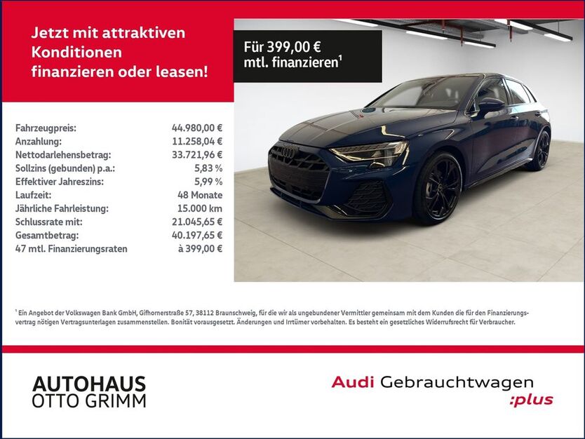 Audi A3 10.000 km 44.979 € Bitterfeld-Wolfen 06749