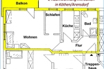 Kleine Wohnung mit Balkon in Arensdorf bei Köthen