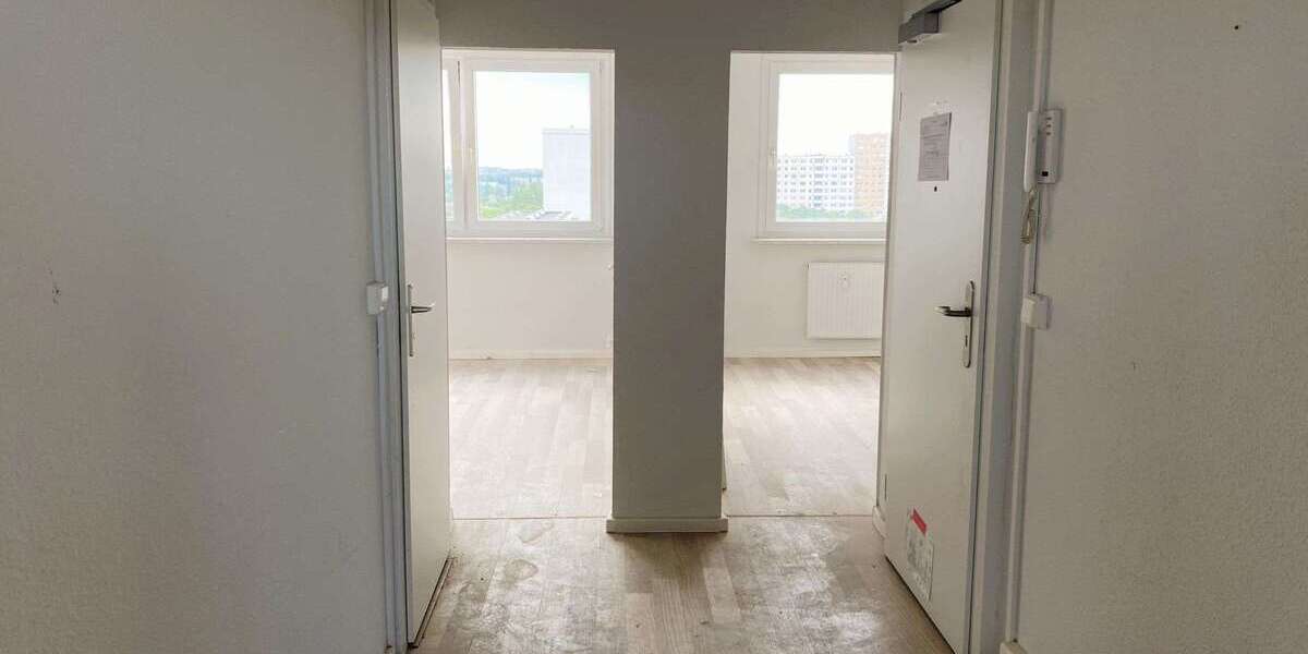 Etagenwohnung Halle (Saale) Halle-Neustadt - 3 Zimmer, 56 m&sup2;, 329&euro; | Angebot:26941966