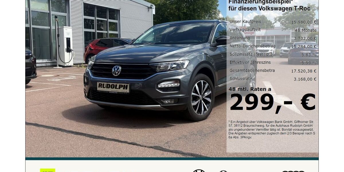 VW T-Roc 53.510 km 15.980 &euro; Merseburg 06217