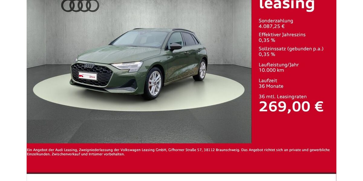 Audi A3 7.100 km 39.980 &euro; Halle 06122