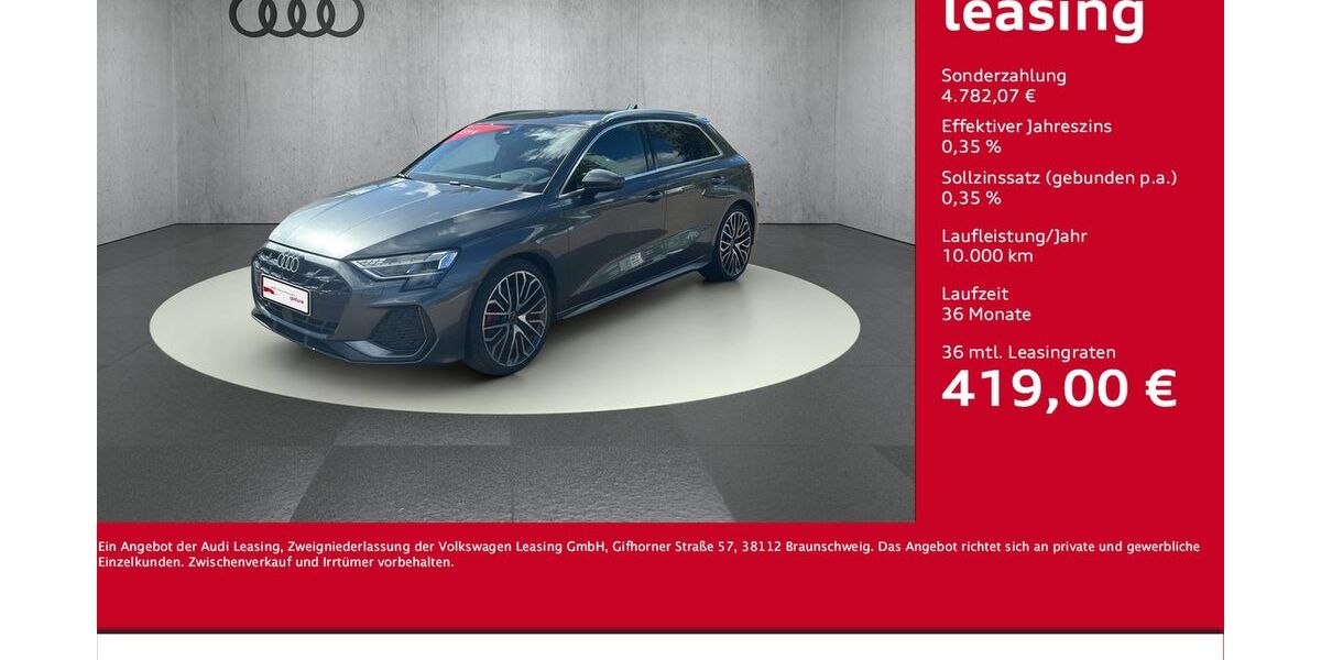 Audi A3 3.200 km 45.980 &euro; Halle 06122