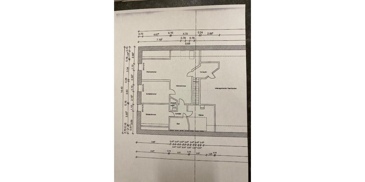 Dachgeschoßwohnung Könnern - 3 Zimmer, 87 m&sup2;, 480&euro; | Angebot:24876859