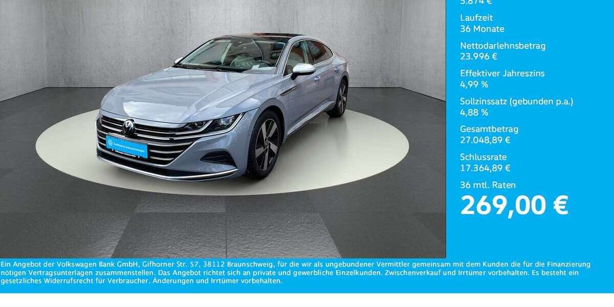 VW Arteon 57.593 km 29.870 &euro; Halle 06110