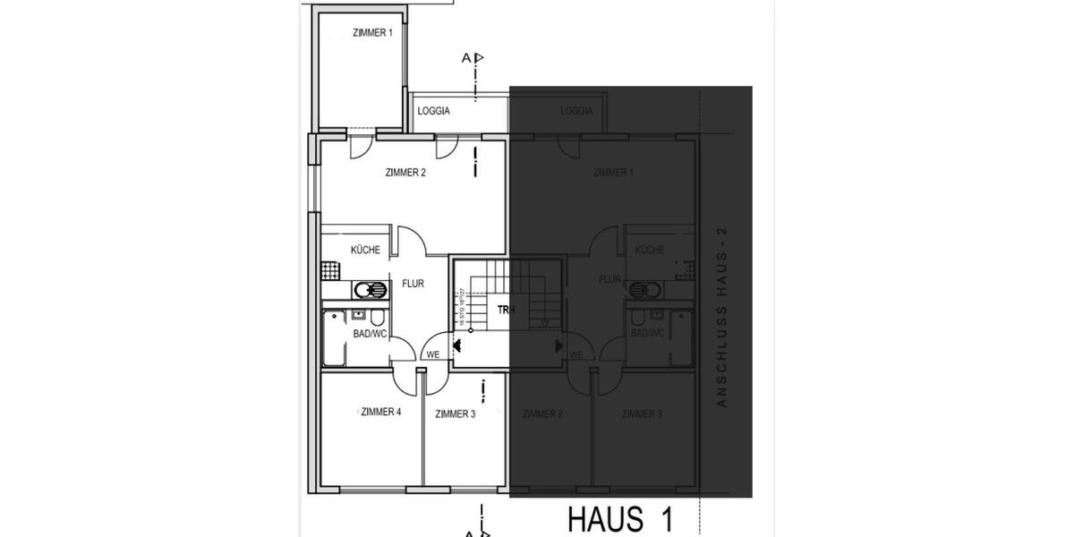 Etagenwohnung Halle (Saale) Nietleben - 4 Zimmer, 65 m&sup2;, 455&euro; | Angebot:27587222