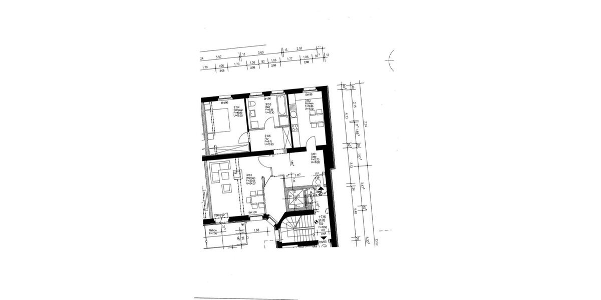 Etagenwohnung Halle (Saale) Dölau - 3 Zimmer, 92 m&sup2;, 750&euro; | Angebot:24836809