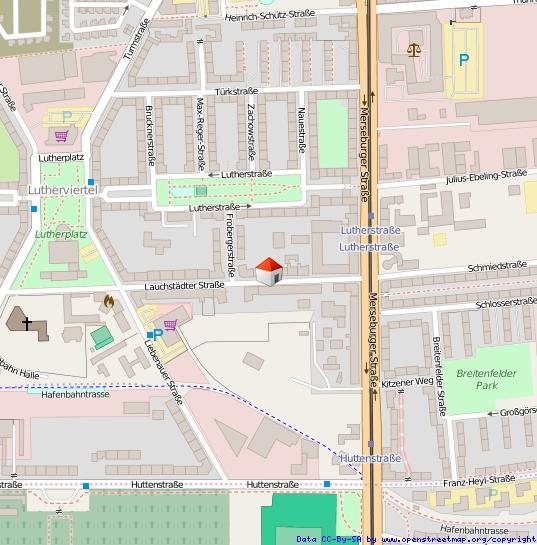 Dachgeschoßwohnung Halle (Saale) Damaschkestraße - 3 Zimmer, 75 m&sup2;, 667&euro; | Angebot:25307702