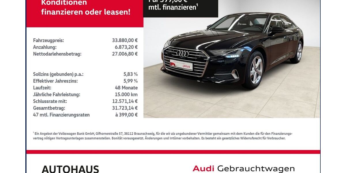 Audi A6 76.630 km 33.879 &euro; Bitterfeld-Wolfen 06749
