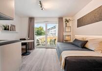 Vollmöbliertes Studentenapartment - Fahrradkeller, Terrasse, Aufzug!