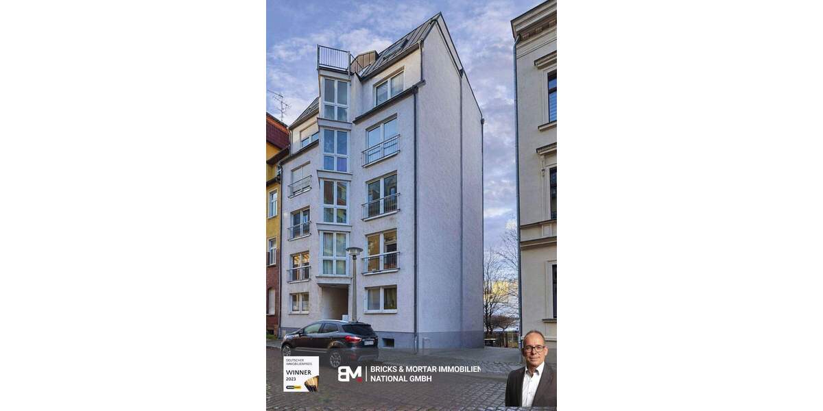 Etagenwohnung Halle/Saale Innenstadt - 2 Zimmer, 44 m&sup2;, 95.000&euro; | Angebot:24724996