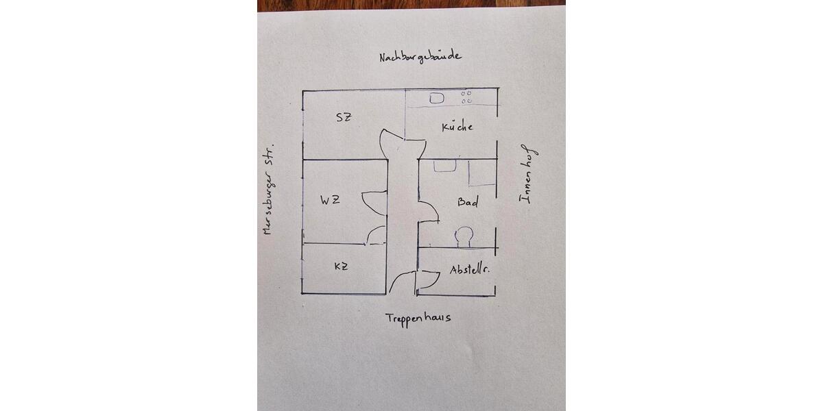 Erdgeschoßwohnung Halle (Saale) Büschdorf - 3 Zimmer, 75 m&sup2;, 540&euro; | Angebot:26350109